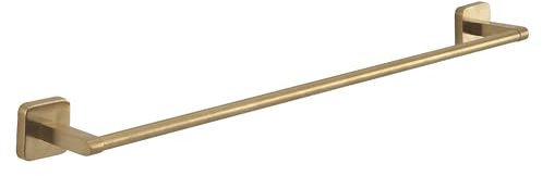 Gedy Tonga Handtuchhalter, Wandmontage, Handtuchhalter, selbstklebend, Handtuchhalter ohne Bohren, 60 x 6,9 x 4,7 cm, Mattgold, Edelstahl