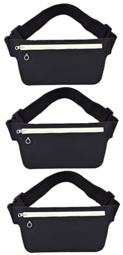 BESPORTBLE 3-teiliges Gürteltaschen-umhängetasche Für Handy Sport Taillenhalter Ohrhörertasche Und Schlüsselclip