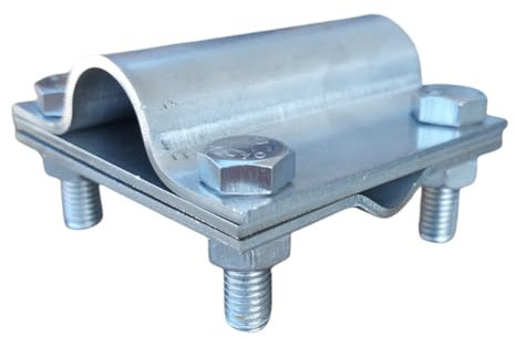 PAG Turbo GmbH® - Kreuzverbinder Anschlussklemme für Φ20mm Tiefenerder 68x68mm Material Edelstahl oder feuerverzinkt (Edelstahl) Art. Nr. BS50