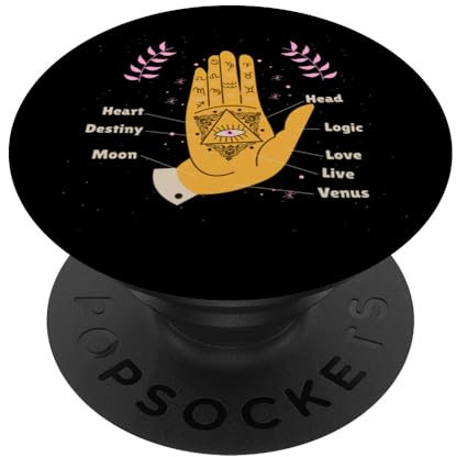 Hand Palm Namaste Chakra Meditation Buddhismus Buddha Yoga PopSockets Klebender PopGrip