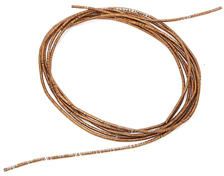 Fil à broder, fil de cuivre à coudre, fils à broder métalliques, fil à coudre à paillettes, ficelle manuelle pour broderie à la main, 1,5 mm de diamètre (ligne de café)