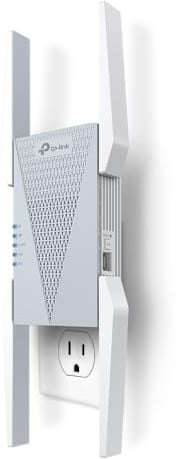 TP-Link RE813XE AXE5400 Wi-Fi 6E Range Extender w/Ethernet Port | 5.4 Gbps Tri-Band Wireless Repeater Amplifier | Up to 2800 Sq. Ft., 96 Devices | 6 GHz Band, 160 MHz | APP Setup | OneMesh Compatible