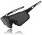 Fahrradbrille Schnelle brille für Herren Damen Polarisiert Radsportbrillen UV400 Schutzbrille für Outdooraktivitäten Wie Radfahren Ski Fischen Laufen Rave(Schwarz)