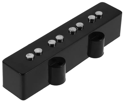 DECOMELODY Open Bass Pickup Jb Style Bass Hochsensible Tonabnehmer mit Offenem Design Robuste Bauweise für Klare Klangqualität Geeignet für Rock Jazz Blues Profi-musikinstrumentenzubehör