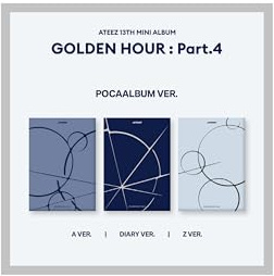 ATEEZ GOLDEN HOUR: Part.4 13th Mini Album mit Tracking Versiegelt ATZ (POCA Random Version)