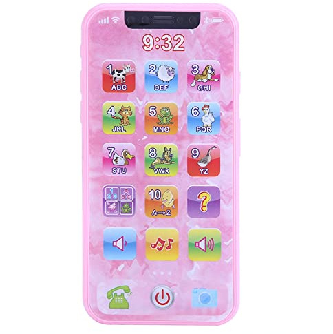 HEEPDD Jouet de Téléphone Factice, Jouet, Développe Les Compétences d'apprentissage Précoce, adapté aux Enfants de 3 Ans et Plus, de Téléphone Factice, Musique éducative en Plastique, Jouets pour