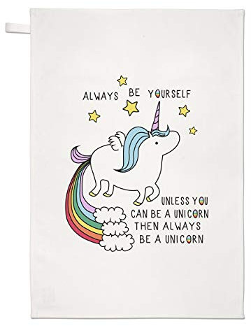 Einhorn „Always Be Yourself“-Geschirrtuch Spühltuch