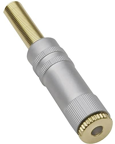 TRU Components KLINKENKUPPLUNG 3,5 mm Stereo, PEARLCHROM