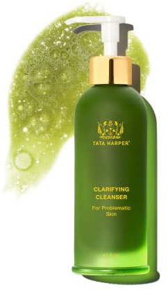 Tata Harper Clarifying Cleanser, Foaming Gel Cleanser for Blemish-Prone Skin, Targets Impurities & Balances Oil, 125ml
