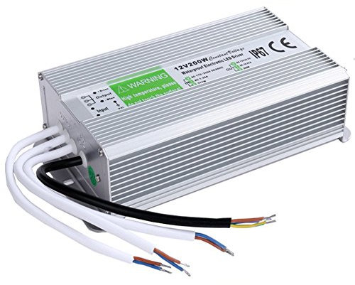 12 V POWERSUPPLY 300 W 25 A Transformator für LED Strip Modul Treiber Beleuchtung Outdoor Wasserdicht IP67 AC 110–265 V Beleuchtung Transformer UK Lager (200.0watts) - 200 Watt