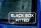 Black Box Fitted - New Driver Insurance Car Van Window Windscreen Bumper Vinyl Die Cut Custom Stickers Decals Graphics 200mm x 82mm White