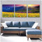 Leinwand Drucke Meer Klassische Sonnenblume ozean Landschaft Wandkunst Ölbild Auf Leinwand Für Hauptdekoration-40x50 cm Kein Rahmen
