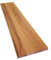 Schweberegal Wandsteckboard Regal Ablage Holz massiv mit verdeckten Trägern - Tiefe:20cm Stärke:25mm - Verschiedene Holzarten - Wandboard Livingboard Regal Wandbord (Kernbuche, 100cm)