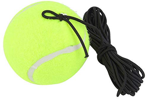 Bewinner Tennisball mit Schnur, Tennis-Anfänger-Trainingsball, Tennisball-Trainer-Set mit 4M elastischer Gummisaite für Kinder Jugend-Anfänger-Training