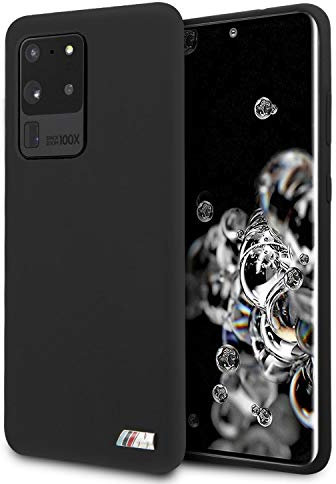 BMW Silicone M Collection Hülle BMHCS69MSILBK für S20 Ultra G988 schwarz