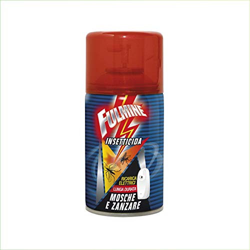 Virsus 1 Bomboletta Fulmine Insetticida Mosche & Zanzare 250ML per erogatore Automatico