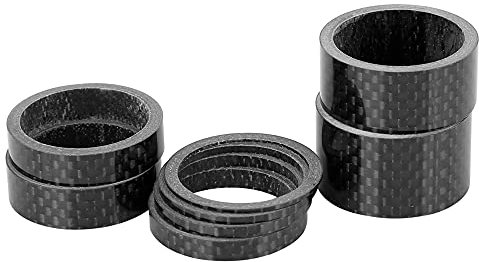 X AUTOHAUX 8pcs Bike Headset Spacer Fit 1 1/8 Inch Stem 1 2 3 5 8 10 15 20mm