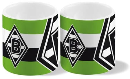 Borussia Mönchengladbach 2er-Set Eierbecher s-w-g BMG - Plus Lesezeichen I Love Mönchengladbach