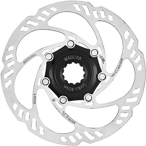 Magura, Disco MDR-C 180Mm Centerlock Per Ruote Quick Release, Compreso Anello Di Bloccaggio, Scheibenbremse, Mehrfarbig, 180 Mm, Unisex-Erwachsener