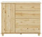 LaNatura Kommode, Kiefer massiv, Natur,lackiert, normal 19020006