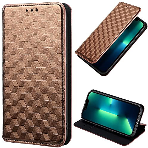 BELLA BEAR Coque de téléphone Tecno Camon 19 Pro, Étui Portefeuille en Cuir à Rabat magnétique, Étui de béquille, Étui de Protection Antichoc pour Tecno Camon 19 Pro-Marron