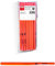 TOX Neo Zimmermannsbleistift, oval-vierkant, Neonfarbe Orange, Härtegrad medium, für Strichbreiten von 1 – 2 mm, ungespitzt, 250 mm lang, 09790100