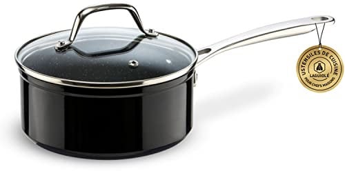 Laguiole - Casserole 18 cm noir anti-adhésif Greblon C2 induction