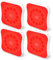 Bestendony Red Light Night Lights Motion Sensor Lights Rechargeable Battery Night Lights Magnetic Red Lights for Sleep Aid, Bathroom, Bedroom, Stair, Travel, Kids Room, 4 Pack