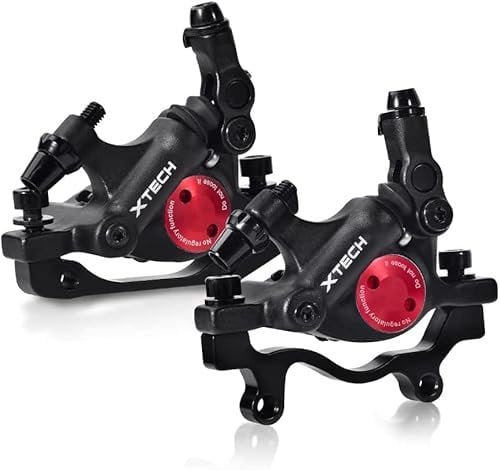SachsenRAD Hydraulische Scheibenbremse Set Fahrrad,Hydraulik Bremse Fahrrad aus Aluminiumlegierung für MTB Bremse Hydraulisch Bilaterale Bremse