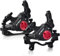 SachsenRAD Hydraulische Scheibenbremse Set Fahrrad,Hydraulik Bremse Fahrrad aus Aluminiumlegierung für MTB Bremse Hydraulisch Bilaterale Bremse