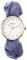 JewelryWe Uhren Damen Elastisch Haarband - Einzigartige Einfache Analog Quarz Armbanduhr Frauen Mädchen Uhr mit Grau Haargummi Elastisch Armband
