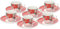 Tognana MC085015971A Tassen, Porzellan, rot
