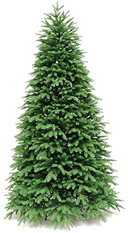 Árboles de Navidad artificiales de lujo de pino de imitación, 70 cm, 1,2 m, 1,5 m, 1,8 m, 2,1 m, árboles de Navidad de punta alta