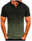 Steinhart Uhren Herrenmode Casual Sports Gradient Kurzarm Shirt Top Uhr Kinder Jungen (Army Green, XXXL)
