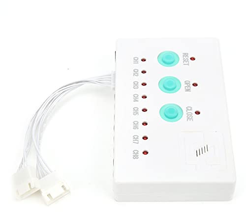 Détecteur De Fuite D'eau, Alarme De Détecteur D'eau Dn25 2 Vannes, Système De Détection De Protection Contre les Débordements à 8 Voies, Capteur Ac100-240v, Fuite D'eau Pour la Maison(EU)
