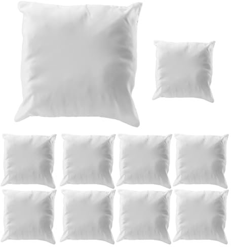 Kopinma 10Pcs Sublimationsrohlinge Kissenbezüge, Kissenbezug 40 X 40cm, Kissenhülle Dekorative Sofakissen Couchkissen Zierkissenbezug Kissenhülle für Wärmebertragungspresse Als DIY-Geschenk