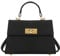 JiaDanweng Damen Crossbody Bag Schwarz Leder Schultertasche Henkeltasche Handtaschen Umhängetasche Handy Elegant Groß für Frauen - Handytasche Klein mit Schultergurt, Shopping Tasche