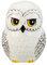 Harry Potter Hedwig Geldsparbüchse, Weiß, Art Deco, 13.3 x 9 x 10 cm, für Harry Potter Fans, Kinder und Erwachsene, unisex