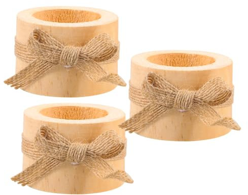 ORFOFE Candeliere in Legno Mini Vaso Decorazione Multifunzionale Per Soggiorno Camera Da Letto