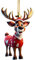 NZDFH Weihnachtsbaumschmuck Weihnachtsdeko Weihnachtskugeln Weihnachtskugeln Anhänger Weihnachten Weihnachtshirsch Auto Anhänger Rucksack Anhänger Weihnachten Acryl Home Dekorationen
