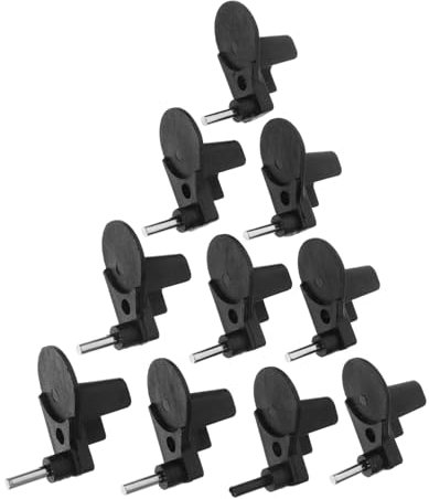 CIMAXIC 10pcs Chain Saw Chain Block Chainsaw Power Saw Holder Chain Saw Supply Chain Saw Replacement Block Chain Saw Chain Keeping Block Chain Saw Accessory Chain Saw Part Steel Black