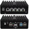 Firewall Micro Appliance N150（Upgraded N100, 4C/4T）,4X i226-V 2.5G Fanless Mini PC,6*USB,1*HDMI,1*DP 1*RJ45 COM,Industrial s Mini PC PVE ESXi