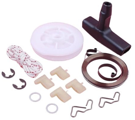 Kit de cliquet de corde de poignée de ressort de poulie de démarreur for tronçonneuse Stihl MS390 MS290 039 029, pièces d'outils de jardin à essence