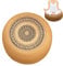 Meditations-Bodenkissen, japanisches Bodenkissen, 40 cm, rund, handgewebt, Tatami-Sitzmatte, atmungsaktiver Stroh-Pouf, Hocker-Pad zum Sitzen auf dem Boden, Yoga, Praxis, Zen-Meditation zu Hause oder