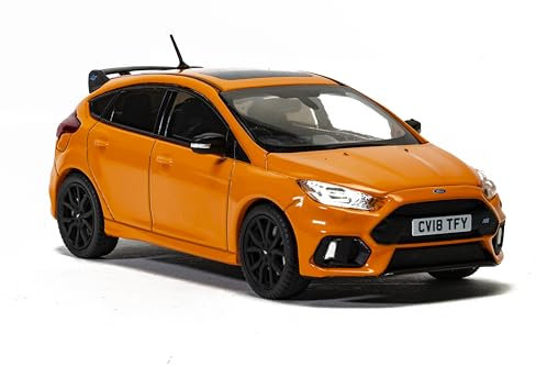 Corgi Ford Focus Mk3 RS Heritage Edition, dunkeloranges Druckgussmodell