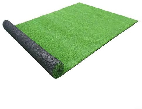 Zeroupshop Tapis de gazon synthétique résistant aux UV et à faible entretien pour intérieur et extérieur, vert, pour jardin, terrasse, balcon, aire de jeux, 1 x 2 m/0,5 x 1 m (1 x 2 m)