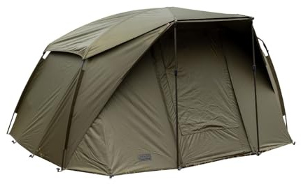 Fox EOS Pro Bivvy Dampfkappe für 2 Personen, grün, Karpfenangeln, Biwak-Kappe, für zusätzlichen Schutz vor Wind und Regen, reduziert Kondensation, erhöht Schatten bei heißem Wetter, Code CUM395