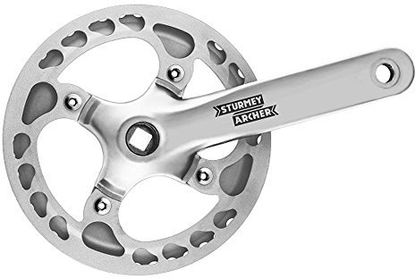 SunRace Kurbelsatz FCS752 44Z. 170mm mit Kettenschutz silber Fahrrad