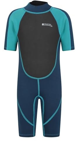 Mountain Warehouse Junior Shorty Wetsuit Teal Teen Size 13 Years