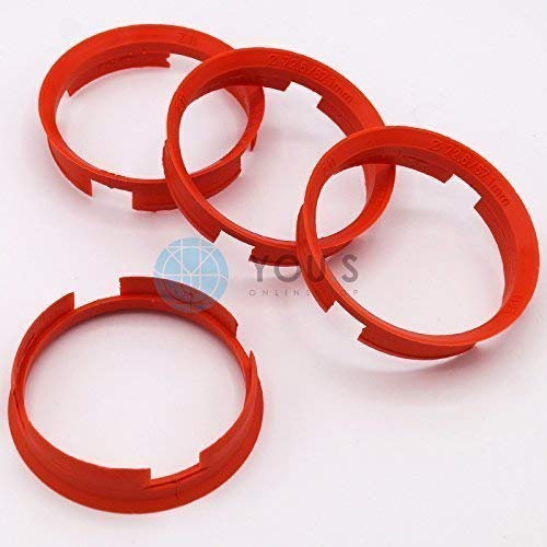 4 x ZENTRIERRINGE DISTANZRING für ALUFELGEN Z11A 72,6-67,1 mm Brock, Keskin, Tuning, Motec, Oxigin, RC, Tomason, Wheelworld, Advanti
